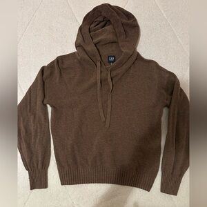 GAP Women's Chocolate Brown Hoodie Sweater